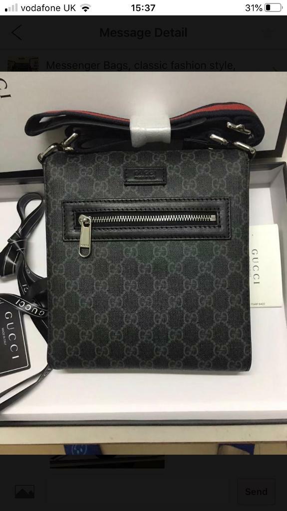used gucci messenger bag